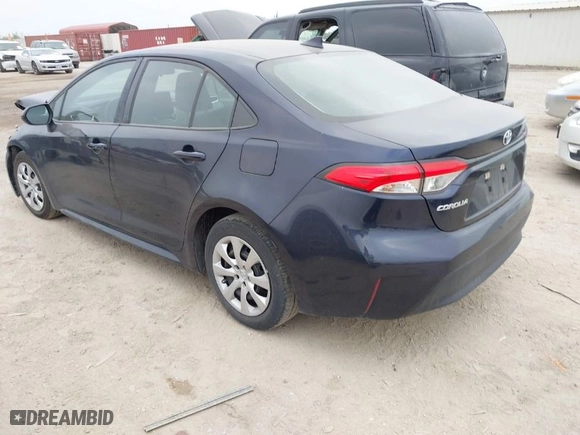 2023 Toyota Corolla LE with VIN 5YFB4MDE1PP033955, listed as a IAAI auction lot 41963231 with 47,308 mi miles. Bid and sale history available at carsss.com. Image 3.
