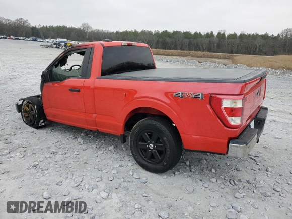 2021 Ford F-150 XL with VIN 1FTMF1EB6MKE70141, listed as a Copart auction lot 86607594 with Not Provided miles and Salvage Title. Bid and sale history available at carsss.com. Image 2.