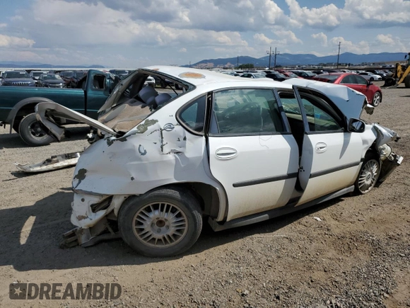 2000 Chevrolet Impala with VIN 2G1WF55E2Y9117549, listed as a Copart auction lot 83004354 with Not provided miles and Clean title. Bid and sale history available at DreamBid. Image 3.