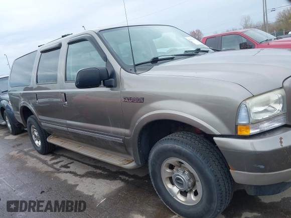 2003 Ford Excursion Limited with VIN 1FMNU43S83ED67584, listed as a IAAI auction lot 42076621 with 159,271 mi miles and . Bid and sale history available at DreamBid. Image 13.
