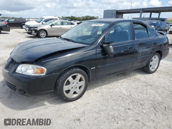 2006 Nissan Sentra S with VIN 3N1CB51D56L642685, listed as a Copart auction lot 52544245 with 94,340 mi miles and Salvage Title. Bid and sale history available at DreamBid. Image 1.