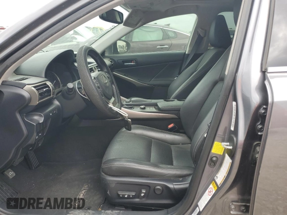2015 Lexus IS 350 with VIN JTHBE1D26F5021652, listed as a Copart auction lot 51479435 with 76,729 mi miles and Salvage title. Bid and sale history available at DreamBid. Image 7.