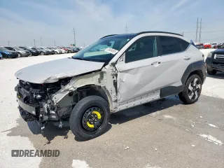 2024 Hyundai Kona Limited with VIN KM8HECA34RU030179, listed as a Copart auction lot 53484695 with 9,129 mi miles and Salvage title. Bid and sale history available at DreamBid. Image 1.