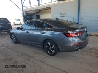 2022 Honda Insight EX with VIN 19XZE4F59NE001486, listed as a Copart auction lot 52212995 with 35,599 mi miles and Salvage Title. Bid and sale history available at DreamBid. Image 2.