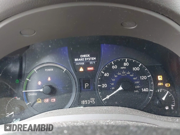 2010 Lexus RX 450h with VIN JTJZB1BAXA2401460, listed as a IAAI auction lot 42019502 with 189,345 mi miles and . Bid and sale history available at DreamBid. Image 7.