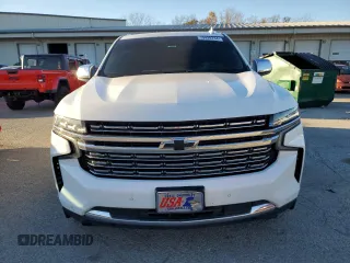 2022 Chevrolet Suburban Premier with VIN 1GNSKFKT7NR242288, listed as a Copart auction lot 79420734 with 77,006 mi miles and Salvage Title. Bid and sale history available at DreamBid. Image 5.