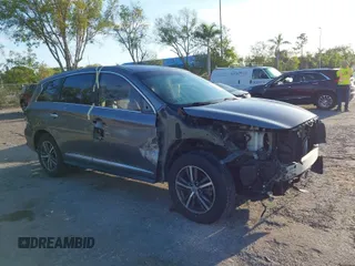 2016 Infiniti QX60 with VIN 5N1AL0MN8GC514040, listed as a IAAI auction lot 41754920 with 96,984 mi miles. Bid and sale history available at carsss.com. Image 1.