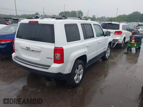 2014 Jeep Patriot Limited with VIN 1C4NJRCB9ED928295, listed as a IAAI auction lot 42436179 with 88,395 mi miles and . Bid and sale history available at DreamBid. Image 4.