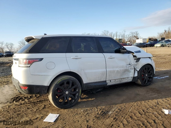 2016 Land Rover Range Rover Sport V8 Dynamic with VIN SALWR2EF4GA105341, listed as a Copart auction lot 42634685 with 107,376 mi miles and Salvage Title. Bid and sale history available at carsss.com. Image 3.