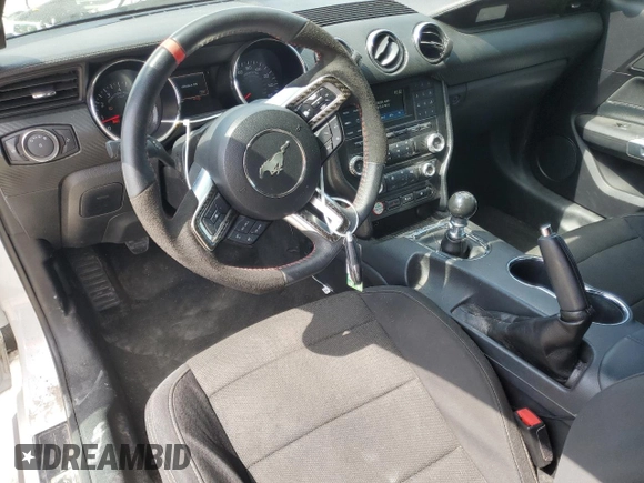 2017 Ford Mustang V6 with VIN 1FA6P8AM8H5335405, listed as a Copart auction lot 55945545 with 89,899 mi miles and Salvage title. Bid and sale history available at DreamBid. Image 8.