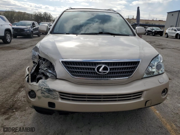 2007 Lexus RX 400h with VIN JTJGW31U772002016, listed as a Copart auction lot 42647815 with 155,239 mi miles and Salvage Title. Bid and sale history available at carsss.com. Image 5.