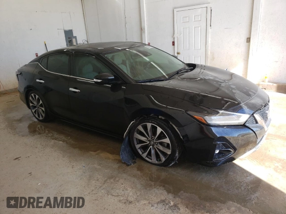 2020 Nissan Maxima Platinum with VIN 1N4AA6FV5LC375169, listed as a Copart auction lot 80644594 with 45,453 mi miles and Salvage Title. Bid and sale history available at DreamBid. Image 4.
