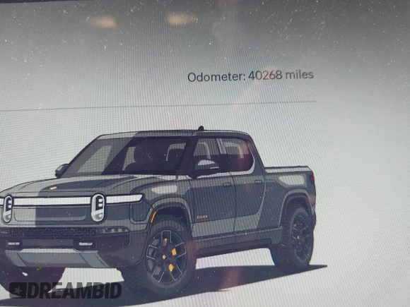 2022 Rivian R1T Launch Edition with VIN 7FCTGAAL9NN004060, listed as a IAAI auction lot 41637884 with 40,268 mi miles. Bid and sale history available at carsss.com. Image 16.