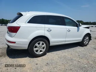 2015 Audi Q7 Premium Plus with VIN WA1LGAFE4FD005120, listed as a Copart auction lot 62014395 with 149,676 mi miles and Salvage title. Bid and sale history available at DreamBid. Image 3.