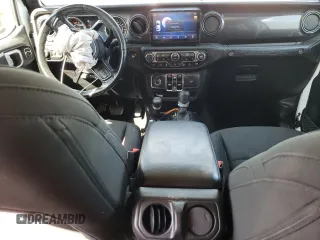 2020 Jeep Wrangler Unlimited Sport Altitude with VIN 1C4HJXDN5LW316624, listed as a Copart auction lot 75892504 with 87,273 mi miles and Salvage title. Bid and sale history available at DreamBid. Image 8.