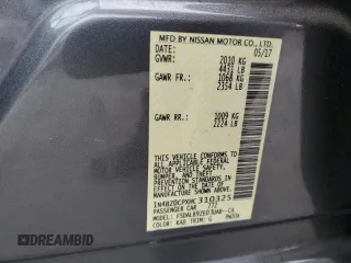 2017 Nissan LEAF SL with VIN 1N4BZ0CPXHC310325, listed as a Copart auction lot 63435333 with 37,787 mi miles. Bid and sale history available at carsss.com. Image 12.