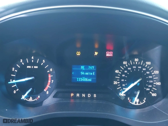 2014 Ford Fusion S with VIN 3FA6P0G7XER124010, listed as a IAAI auction lot 41899089 with 115,406 mi miles. Bid and sale history available at carsss.com. Image 7.