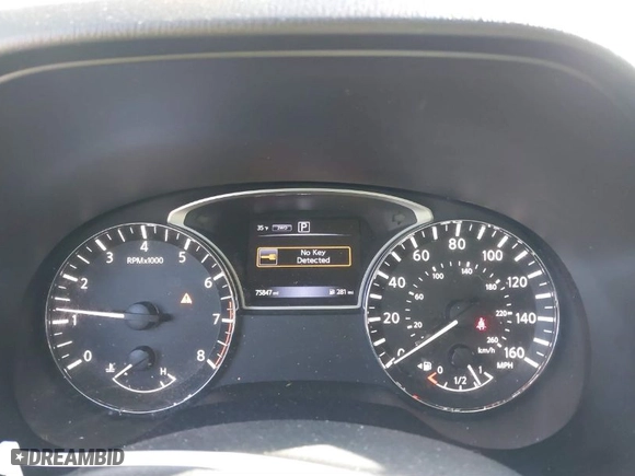 2017 Nissan Pathfinder S with VIN 5N1DR2MM7HC669307, listed as a IAAI auction lot 41635383 with 75,847 mi miles. Bid and sale history available at carsss.com. Image 7.