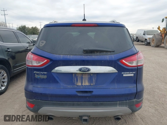2016 Ford Escape Titanium with VIN 1FMCU0J97GUB96726, listed as a IAAI auction lot 41322229 with 119,237 mi miles. Bid and sale history available at carsss.com. Image 16.