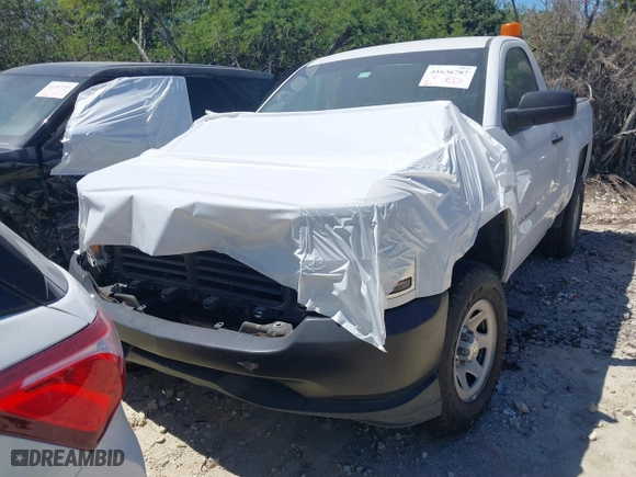 2018 Chevrolet Silverado 1500 Work Truck with VIN 1GCNCNEHXJZ346840, listed as a IAAI auction lot 41636787 with 118,131 mi miles. Bid and sale history available at carsss.com. Image 2.