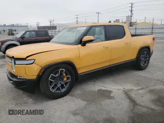 2022 Rivian R1T Launch Edition z VIN 7FCTGAAL2NN011755, wystawiony jako Copart lot #59934185 z przebiegiem 12 261 mil mil oraz Szkoda całkowita • Salvage title. Historia ofert i sprzedaży dostępna na DreamBid. Obrazek 1.