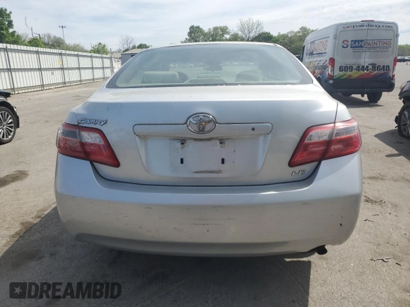 2007 Toyota Camry CE with VIN 4T1BE46K17U568346, listed as a Copart auction lot 54682645 with 219,478 mi miles and Clean Title. Bid and sale history available at DreamBid. Image 6.