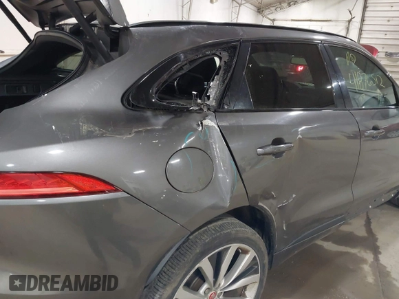 2017 Jaguar F-Pace 35t R-Sport with VIN SADCL2BVXHA093130, listed as a IAAI auction lot 41876512 with 75,074 mi miles and . Bid and sale history available at DreamBid. Image 19.