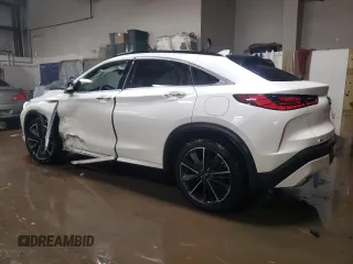 2023 Infiniti QX55 Essential with VIN 3PCAJ5KR1PF101909, listed as a Copart auction lot 44934165 with 24,219 mi miles and Salvage title. Bid and sale history available at DreamBid. Image 2.