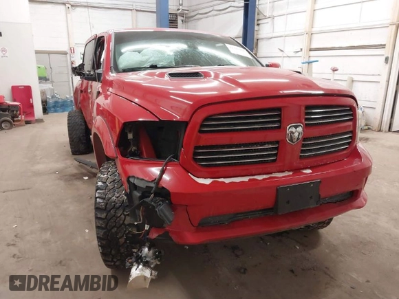2015 Ram 1500 Sport with VIN 1C6RR7MT3FS577054, listed as a IAAI auction lot 41389495 with 83,467 mi miles and . Bid and sale history available at DreamBid. Image 1.