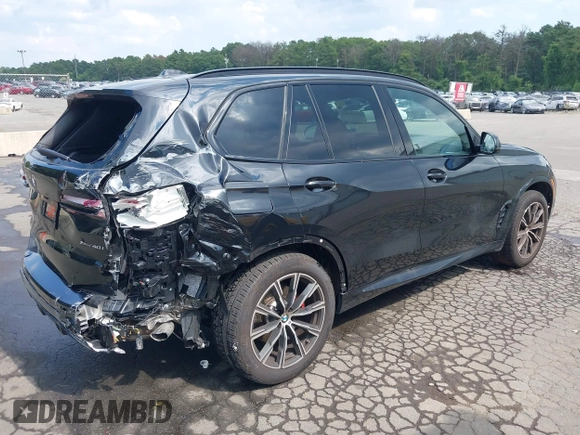 2025 BMW X5 xDrive40i with VIN 5UX23EU08S9Z12797, listed as a IAAI auction lot 42781495 with 7,393 mi miles and . Bid and sale history available at DreamBid. Image 4.