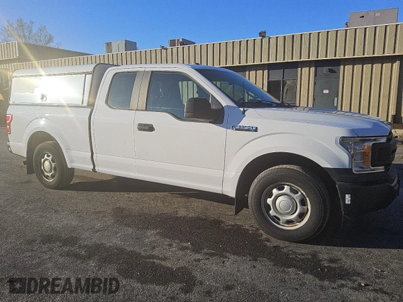 2018 Ford F-150 XL with VIN 1FTEX1CB1JKF29595, listed as a Copart auction lot 51183555 with 169,704 mi miles and Clean Title. Bid and sale history available at carsss.com. Image 4.