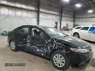 2011 Kia Forte LX with VIN KNAFT4A28B5436736, listed as a Copart auction lot 89303965 with 120,058 mi miles and Salvage Title. Bid and sale history available at carsss.com. Image 4.