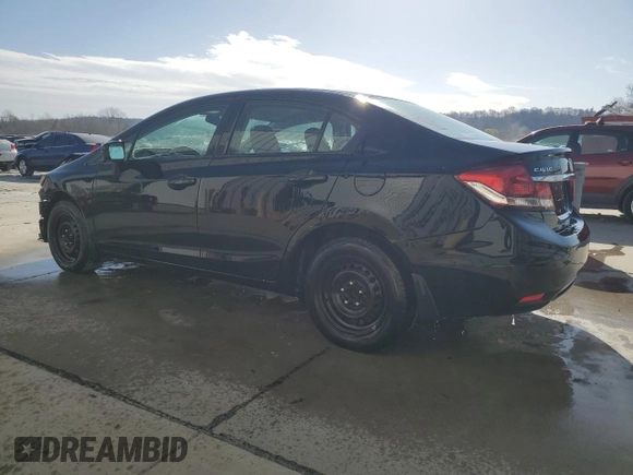 2015 Honda Civic Sedan LX with VIN 19XFB2F51FE057956, listed as a Copart auction lot 49151465 with 215,728 mi miles and Salvage Title. Bid and sale history available at carsss.com. Image 2.