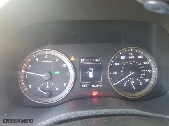 2017 Hyundai Tucson SE Plus with VIN KM8J33A46HU419503, listed as a Copart auction lot 45462975 with 80,391 mi miles and Salvage Title. Bid and sale history available at carsss.com. Image 9.