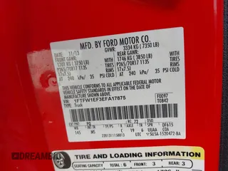 2014 Ford F-150 XL with VIN 1FTFW1EF3EFA17875, listed as a IAAI auction lot 41684701 with 230,681 mi miles and . Bid and sale history available at carsss.com. Image 9.