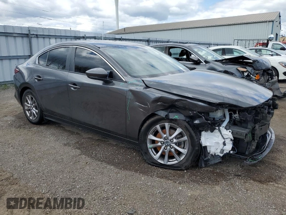 2019 Mazda 3 S Carbon Edition with VIN JM1BPBCM3K1123710, listed as a Copart auction lot 63765644 with 137,243 mi miles and Salvage title. Bid and sale history available at DreamBid. Image 4.