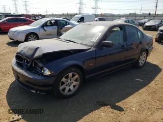 2001 BMW 3 Series 325i with VIN WBAAN37471ND45451, listed as a Copart auction lot 68648884 with 156,589 mi miles and Salvage Title. Bid and sale history available at carsss.com. Image 1.