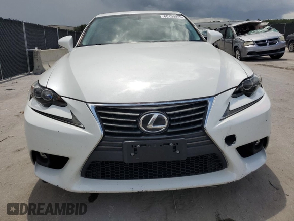 2015 Lexus IS 250 with VIN JTHBF1D24F5063654, listed as a Copart auction lot 60109015 with 110,589 mi miles and Salvage title. Bid and sale history available at DreamBid. Image 5.