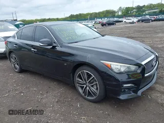 2014 Infiniti Q50 Premium with VIN JN1BV7AR5EM690394, listed as a IAAI auction lot 42267493 with 131,627 mi miles and . Bid and sale history available at DreamBid. Image 1.