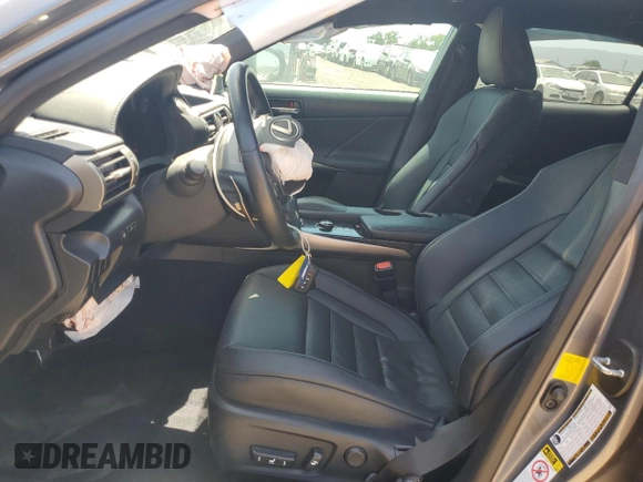 2014 Lexus IS 350 with VIN JTHBE1D23E5011935, listed as a Copart auction lot 56041275 with 54,897 mi miles and Salvage title. Bid and sale history available at DreamBid. Image 7.