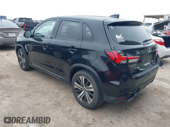 2020 Mitsubishi Outlander Sport SE 2.0 with VIN JA4AP4AU0LU023519, listed as a IAAI auction lot 41318430 with 116,565 mi miles. Bid and sale history available at carsss.com. Image 3.
