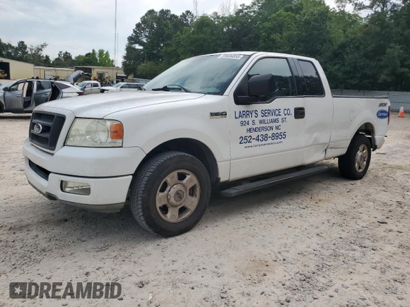 2004 Ford F-150 STX with VIN 1FTRX12W34NA58509, listed as a Copart auction lot 59686855 with 110,777 mi miles and Salvage title. Bid and sale history available at DreamBid. Image 1.