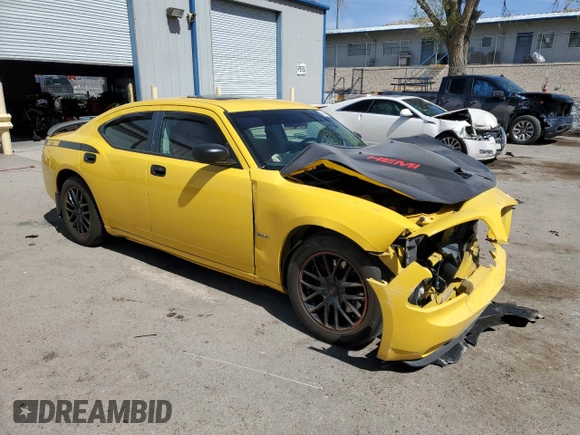 2006 Dodge Charger R/T with VIN 2B3KA53H56H385386, listed as a Copart auction lot 49863015 with 94,512 mi miles and Salvage Title. Bid and sale history available at carsss.com. Image 4.