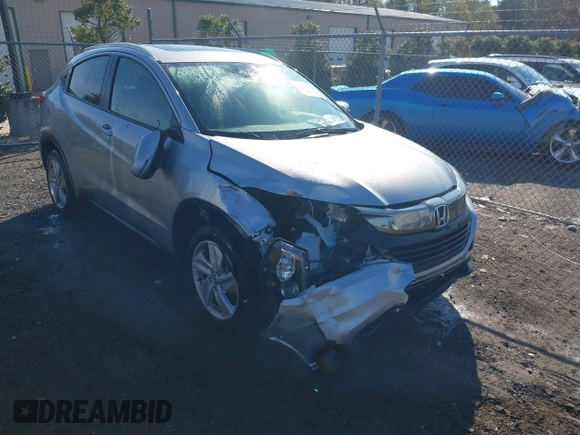 2020 Honda HR-V EX with VIN 3CZRU6H5XLM702577, listed as a IAAI auction lot 40836982 with 18,615 mi miles. Bid and sale history available at carsss.com. Image 6.