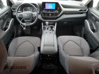 2023 Toyota Highlander L with VIN 5TDKDRAH7PS510309, listed as a Copart auction lot 57307045 with 57,410 mi miles and Salvage title. Bid and sale history available at DreamBid. Image 8.