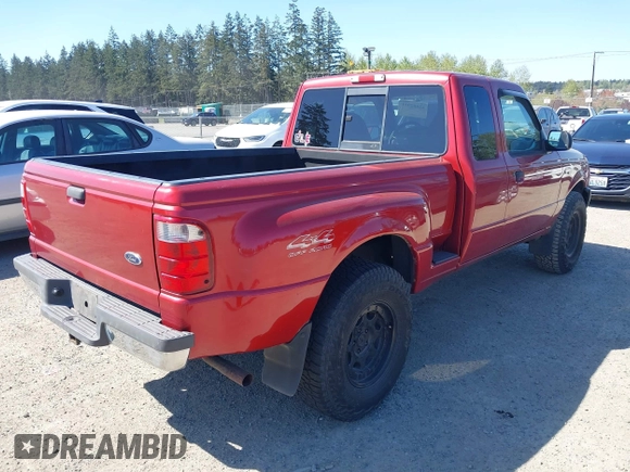 2001 Ford Ranger XL Fleet with VIN 1FTZR15E51PA28442, listed as a IAAI auction lot 42082931 with 167,209 mi miles. Bid and sale history available at carsss.com. Image 4.