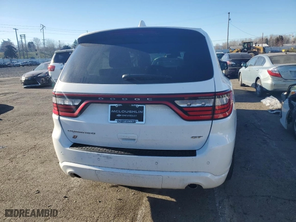 2022 Dodge Durango GT with VIN 1C4RDJDGXNC220230, listed as a Copart auction lot 42184005 with 42,340 mi miles and Salvage Title. Bid and sale history available at carsss.com. Image 6.