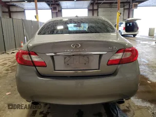 2012 Infiniti M37 with VIN JN1BY1AR6CM396570, listed as a Copart auction lot 81707124 with 102,462 mi miles and Salvage Title. Bid and sale history available at carsss.com. Image 6.