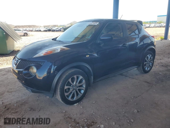 2013 Nissan Juke SV with VIN JN8AF5MR5DT214466, listed as a Copart auction lot 54591425 with 92,734 mi miles and Salvage Title. Bid and sale history available at carsss.com. Image 1.