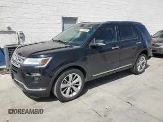 2019 Ford Explorer Limited z VIN 1FM5K8F86KGB42919, wystawiony jako Copart lot #56750555 z przebiegiem 81 520 mil mil oraz Szkoda całkowita • Salvage title. Historia ofert i sprzedaży dostępna na DreamBid. Obrazek 1.